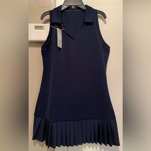 Navy Sleeveless Women's Top